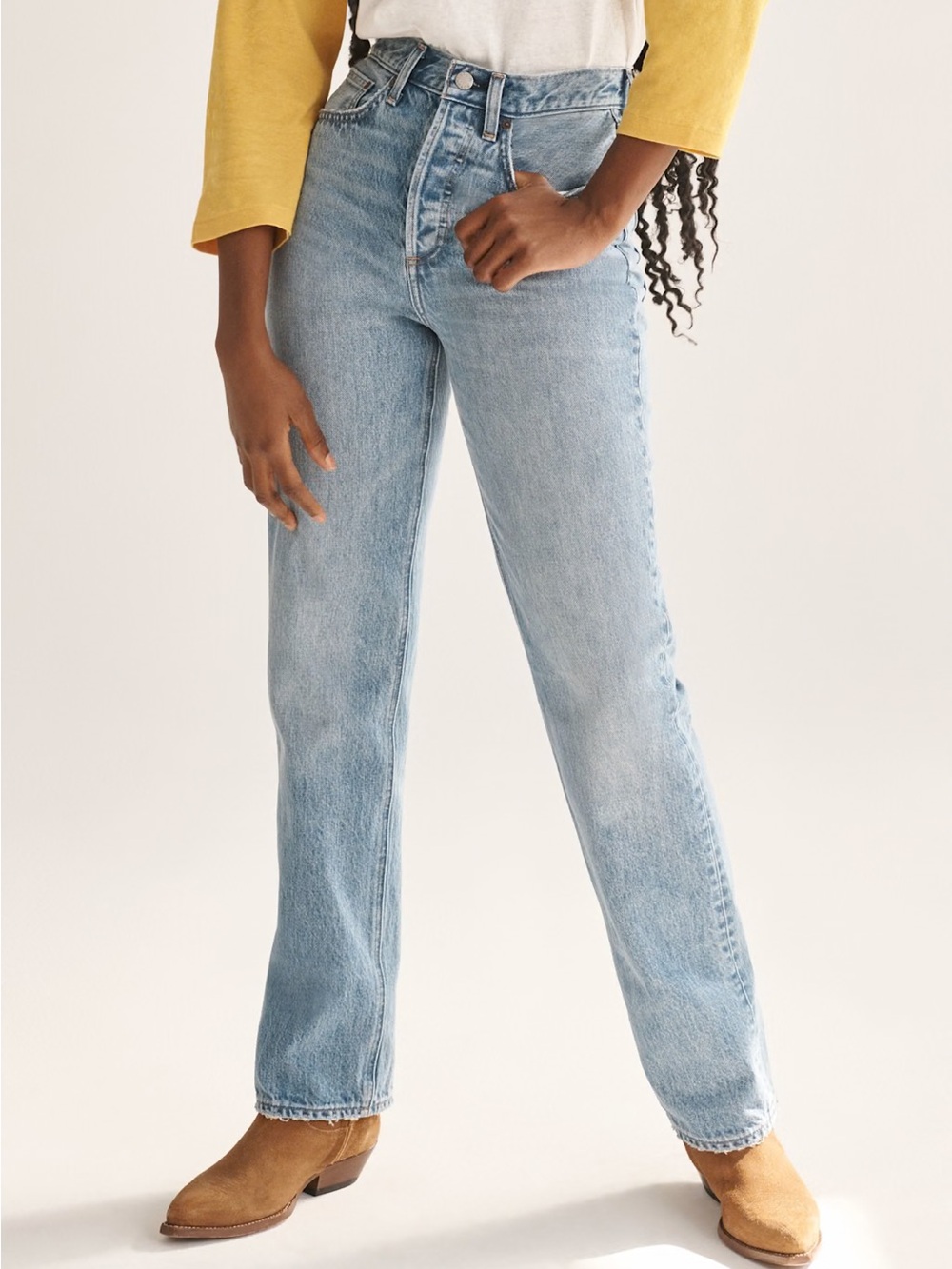 Denim Forum The Joni High Rise Loose 29L Straight Leg size 24 - Picture 3 of 15